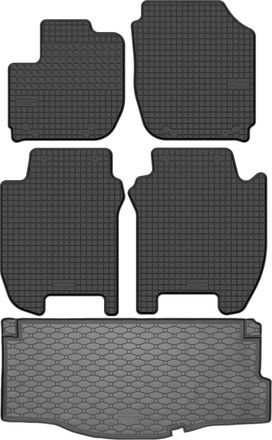 OEM Juego De Alfombrillas De Goma Para Coche Y Alfombrilla Para Maletero Para Honda Jazz Iv Hatchback (2019)