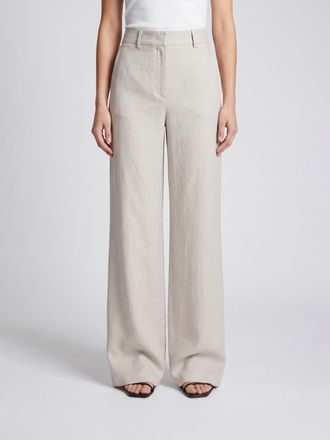 Giorgio Armani Pantaloni a gamba larga Giorgio Armani in lino