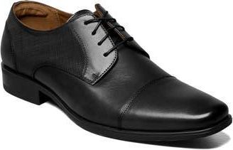 Florsheim Jackson Cap Toe Derby in Black Scratch at Nordstrom Rack, Size 7