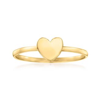 Canaria Canaria 10kt Yellow Gold Heart Ring