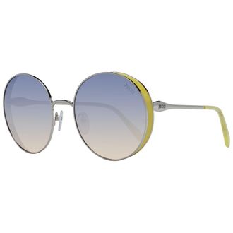Emilio Pucci Emilio Pucci Womens Round Sunglasses Gradient Lenses - Silver - One Size