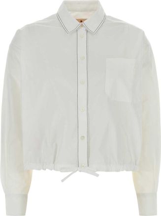 Marni White Relaxed Solid Shirt