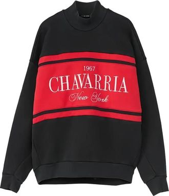 Willy Chavarria Chavarria Stripe Gilroy Sweatshirt