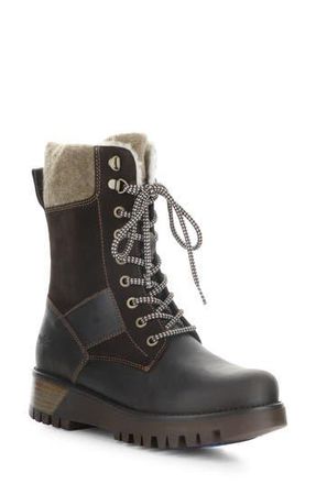 Bos. & Co. Genus Prima Waterproof Platform Bootie in Dk Brown/coffee/bark at Nordstrom Rack, Size 10-10.5Us / 41Eu