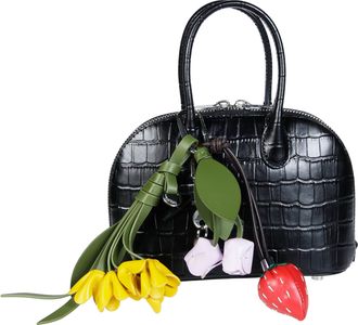 Self Portrait Croc-Embossed Leather Toast Mini Bag
