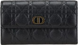 Dior Pre-owned Wallets, female, Black, Size: ONE SIZE Pre-owned Leather wallets