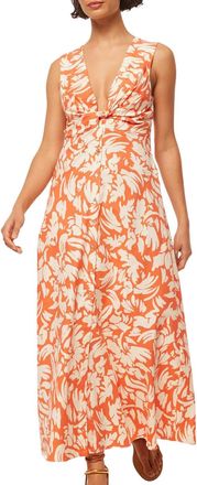 Misa Najah Dress In Patmos Tangerine