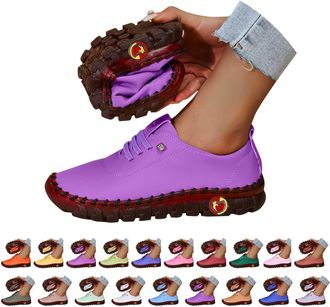 Generic Non Slip Trainers Women Trainers for Women Waterproof Lightweight Wide Fit Walking Shoes Casual Non Slip Soft Running Sneakers Ladies Orthopedic Train