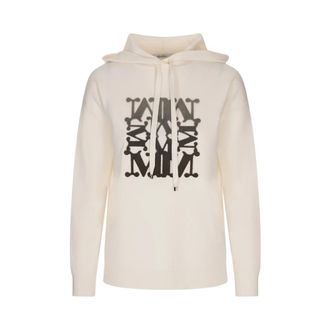 Max Mara Hoodies, female, White, Size: L Taddeo Hoodie