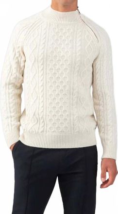 Ron Dorff Wool Cashmere Telemark Sweater In Off White