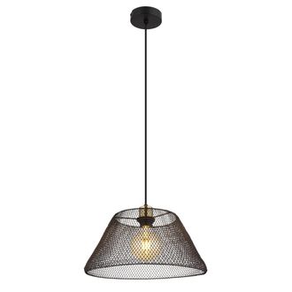 Globo Lighting L&aacute;mpara Colgante - Baku - Negro - Metal - &Oslash; 36cm - E27