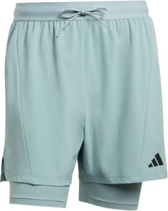 adidas D4T 2in1 Shorts Shorts f&uuml;r Herren | t&uuml;rkis