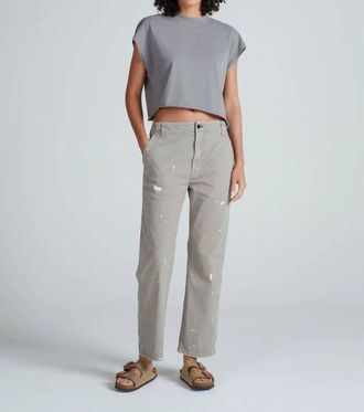 ASKK NY Womens Tomboy Pant In Paint Splatter