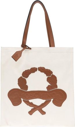 Moschino Shopper type tas - Dames - Shoppers - Beige - ONE Size - Katoen - Tassen