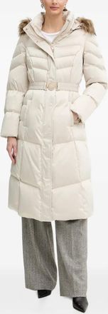 Guess Co Giacca con cappuccio e cintura - Toni neutri