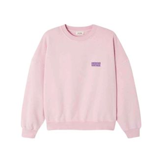 American Vintage Mujer, Sudaderas, Rosa, Talla: M