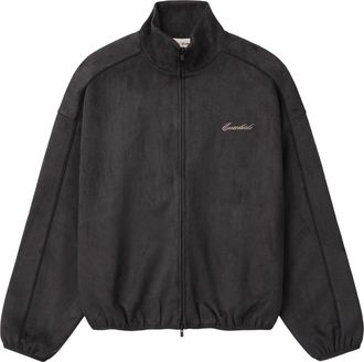 Fear of God Suede Fleece Signature Modern Track Jacket W/ Piping Ink Black RW01441-0186