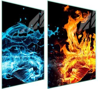 OEM Placa Protectora De Vidrio Para Estufa 70x52 Fuego