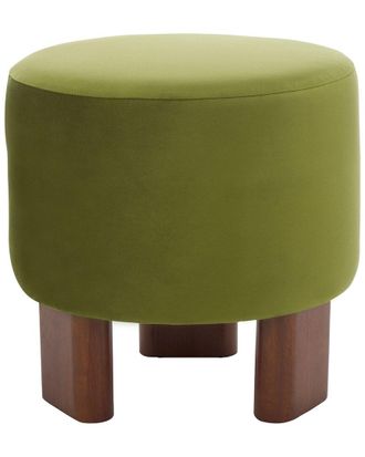 Safavieh Mista Ottoman with Wood Legs