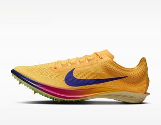 Nike Womens Zoomx Dragonfly 2 Spikes In Citron Pulse/vivid Purple/indigo Burst