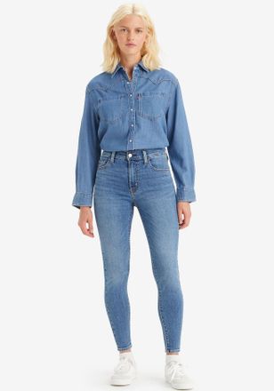 Levi's Skinny-fit-Jeans LEVIS 720 High Rise, Damen, Gr. 27, L&auml;nge 32, animal kingdom, Denim/Jeans, Obermaterial: 85% Baumwolle, 13% Polyester, 2% Elasthan, B