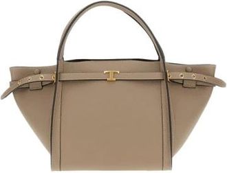Tod's T Timeless Tote Bag - Dames - Shoppers - Bruin - ONE Size - Leer - Tassen