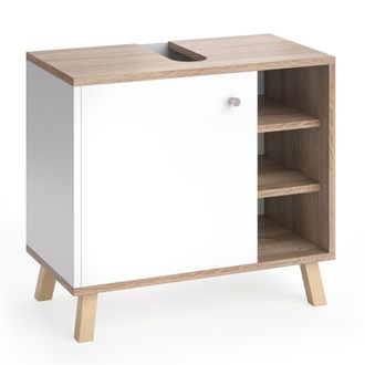 Vicco Mueble Bajo Lavabo Senyo, Blanco, 60 X 54 Cm