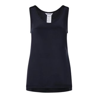 Max Mara Sleeveless Tops - Tops - Mujer - Azul - XS