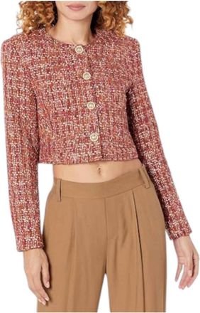 Astr Milena Jacket In Orange/brown