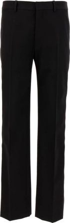 Off-white Straight Broeken - Heren - Straight fit broeken - Zwart - L - Wol - Broeken