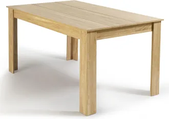 IDMarket Tavolo Da Pranzo Georgia Per 6 Persone In Finto Faggio 140 Cm