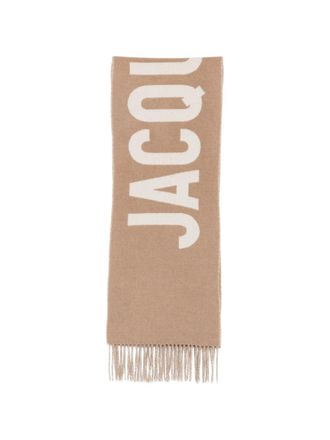 Jacquemus logo wollen sjaal