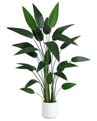 Nearly Natural 63in Artificial Sky Bird Tree in Decorative Planter