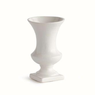 Napa Home & Garden Antoinette Footed Vase in White at Nordstrom, Size Small