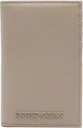 Emporio Armani Creditcardhouder voor heren - Heren - Portefeuilles - Grijs - ONE Size - Accessoires