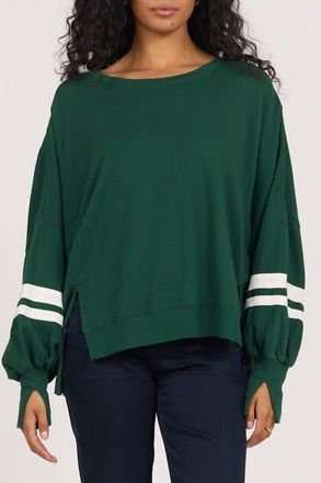 Dear John Denim Trenton Oversized Terry Sweatshirt in Pineneedle at Nordstrom, Size X-Large