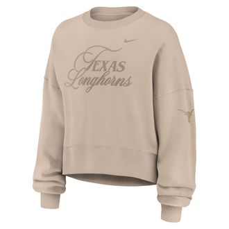 Nike Texas Neutral Stance Collection Phoenix Nike Womens College Oversized Pullover Hoodie in Brown | 01D705YTXE-K11