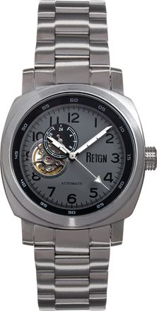 Reign Impaler Semi-Skeleton Bracelet Watch - Red/Silver