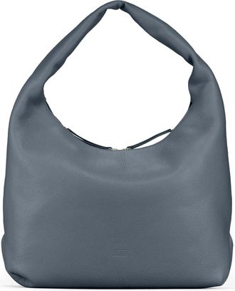 Jost Vika Hobo Leather Shoulder Bag Petrol