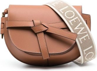 Loewe Gate crossbody bag - women - CALFSKIN/Cotton/Polyester - OS - Brown
