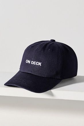 Intentionally blank On Deck Baseball Cap