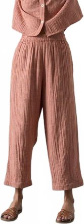 Bibico Clara Taper Trousers In Rust