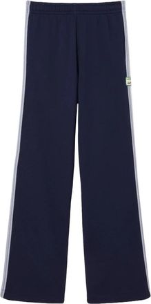 Lacoste Sweat Pants - Dames - Wijde Broeken - Blauw - S - Katoen - Broeken