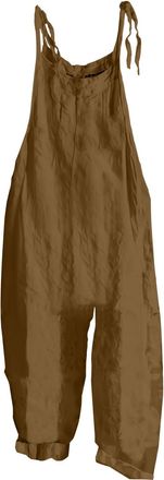 Generic Womens Dungarees Casual Boho Sleeveless Jumpsuits Summer Overalls Loose Skull Solid Color Wide Leg Plain Rompers Long Playsuit with Pocket Baggy Holid