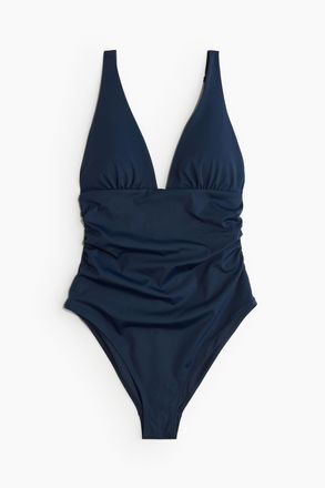 H&M Shape-Badeanzug - Marineblau