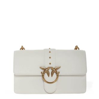 Pinko Crossbodytas - Dames - Schoudertassen - Beige - ONE Size - Leer - Tassen
