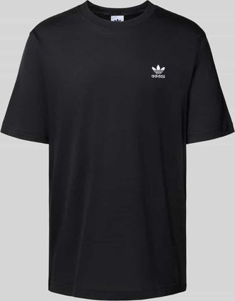 adidas Originals T-Shirt mit Label-Stitching in Black, Gr&ouml;&szlig;e L