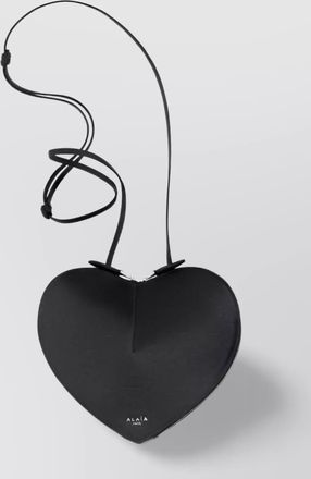 Alaia leather le coeur shoulder bag