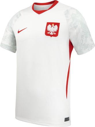 Nike Poland 2026 Stadium Home Nike Mens Dri-FIT Soccer Jersey in White | P35060J0696-WHT
