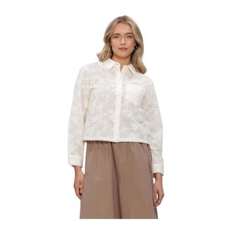 Moss Copenhagen Dames, Blouses & Shirts, Wit, Maat: XL Katoen